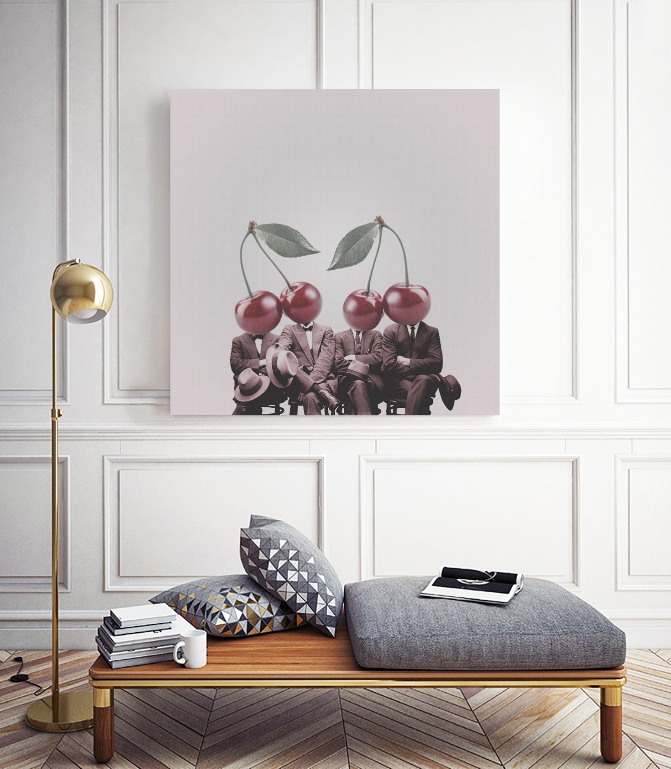 Cherry Mugshot by Isa Valimaki on GIANT ART - red photo manipulation