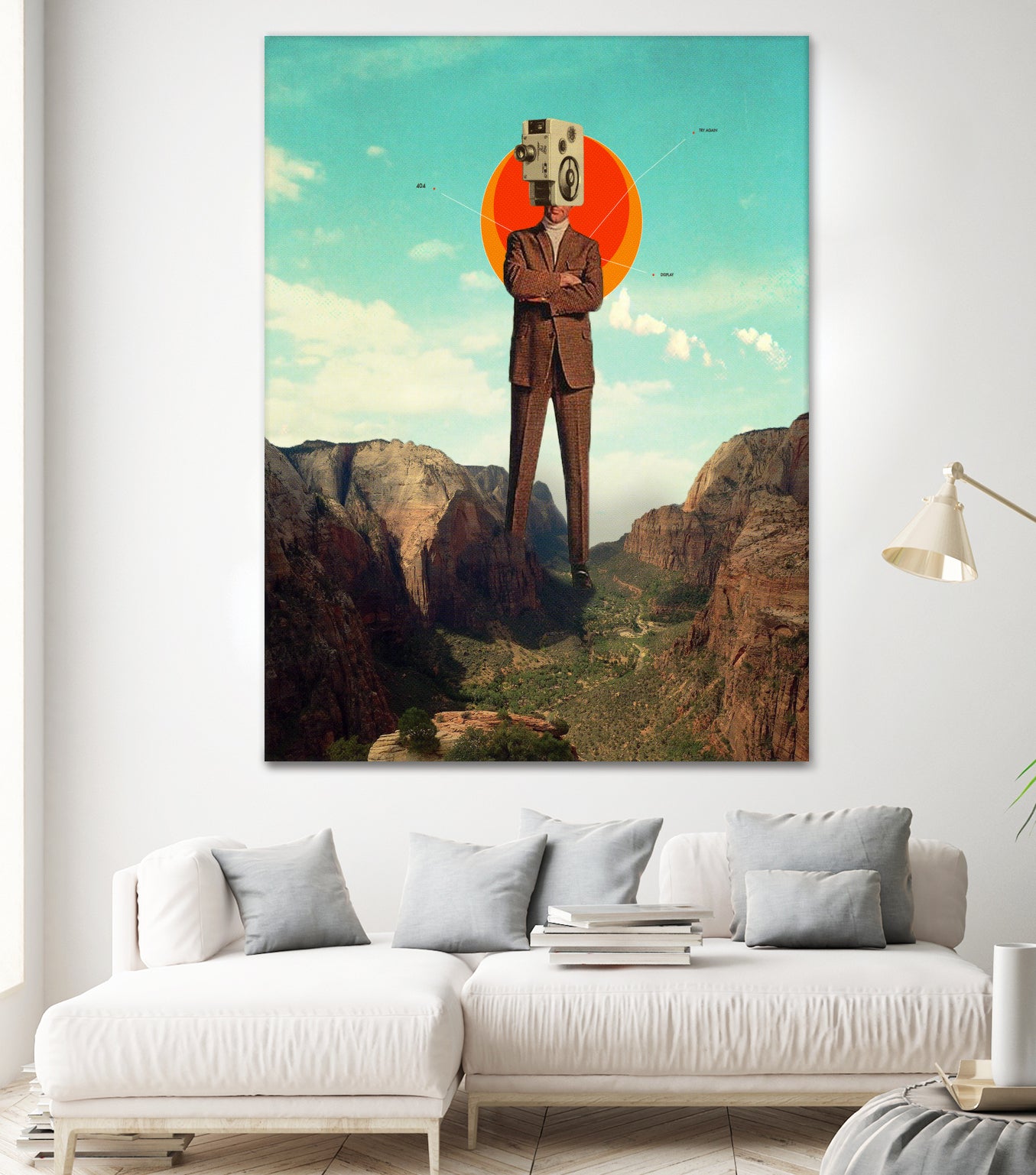 Video404 by Frank Moth on GIANT ART - blue photo manipulation