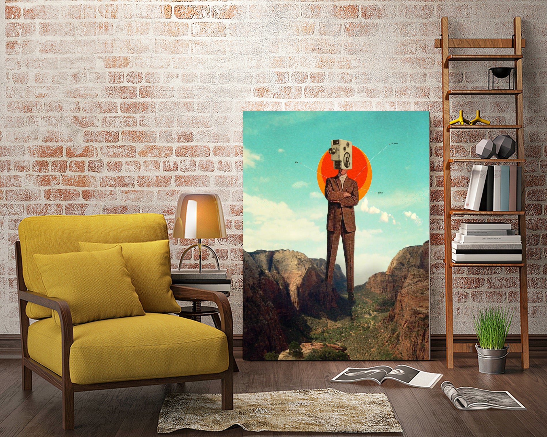 Video404 by Frank Moth on GIANT ART - blue photo manipulation