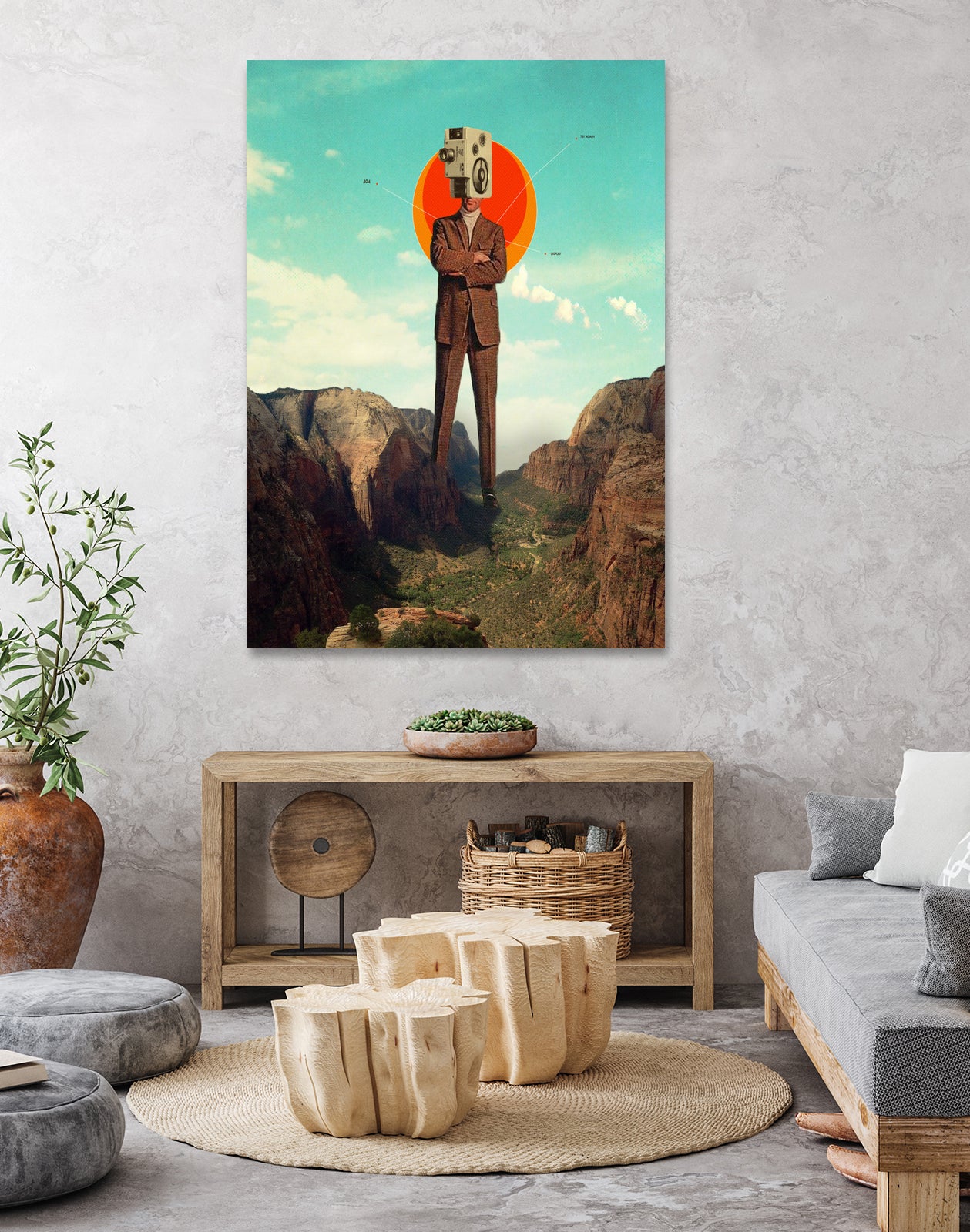 Video404 by Frank Moth on GIANT ART - blue photo manipulation