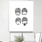 Beatles Mehendi by Candelaria Undurraga on GIANT ART - white digital drawing