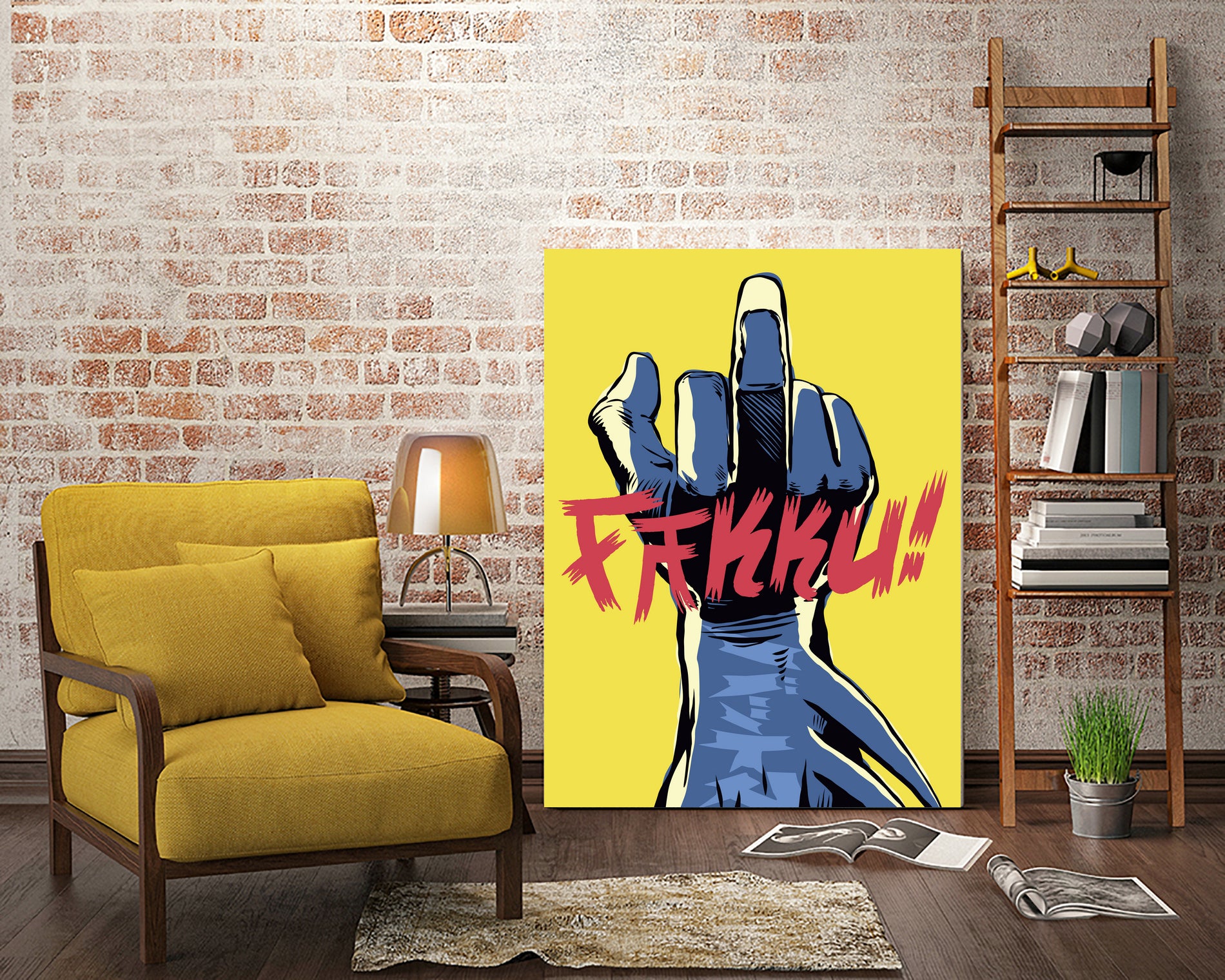 The Middle by Bily Mariano da Luz on GIANT ART - yellow digital drawing