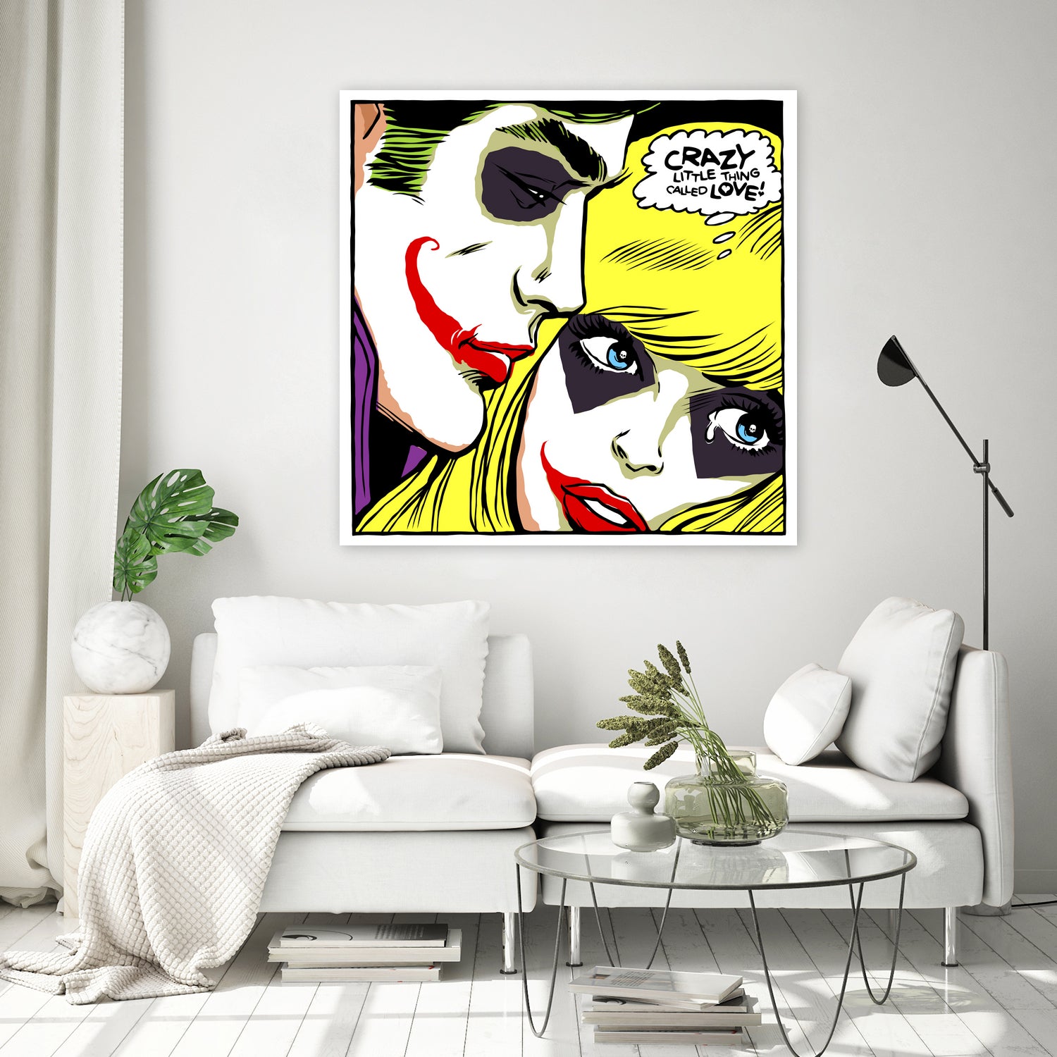 Crazy Little Thing Called Love by Bily Mariano da Luz on GIANT ART - yellow digital drawing