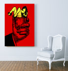 Bloody Bettie (On The Rockers) by Bily Mariano da Luz on GIANT ART - red vector illustration