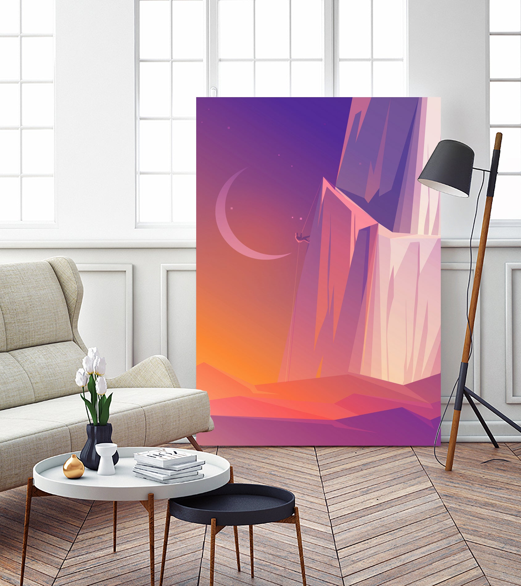 Climber by Diana Hlevnjak on GIANT ART - fuchsia digital drawing