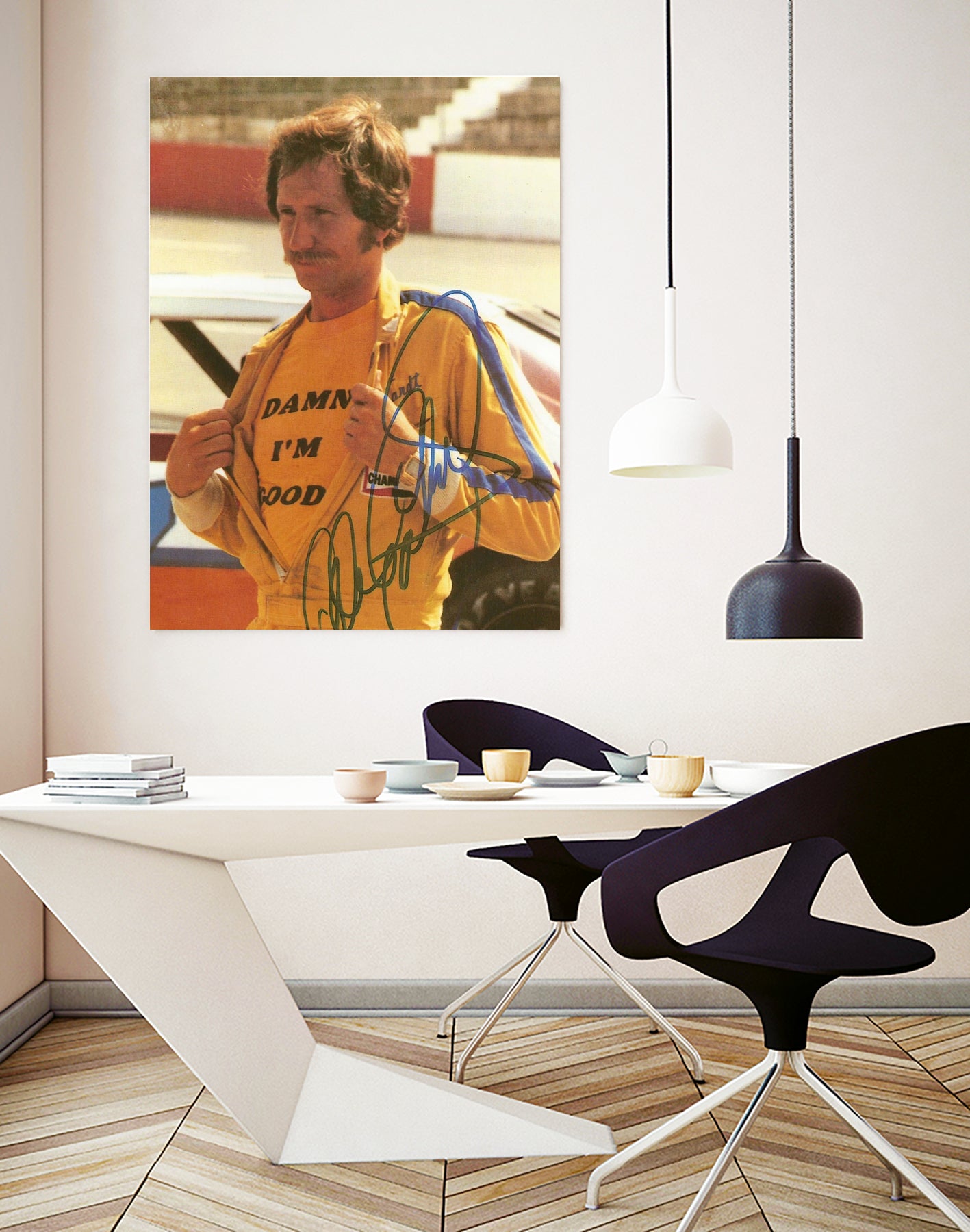 Damn I’m Good, Dale Earnhardt, The Intimidator, NASCAR by ALMA Studio on GIANT ART - brown photo manipulation