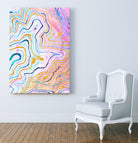 Marble XXXII by Tenyo Marchev on GIANT ART - pink processing/programming