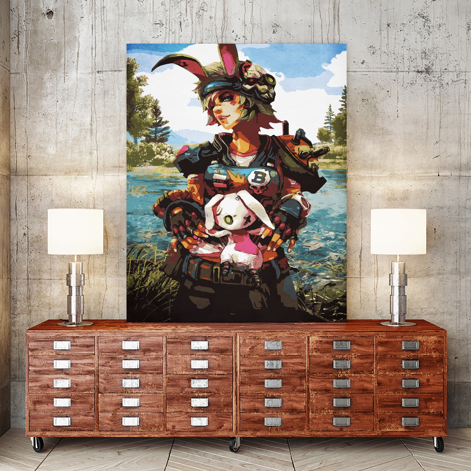 borderlands tiny tina by Durro Art on GIANT ART - green character design