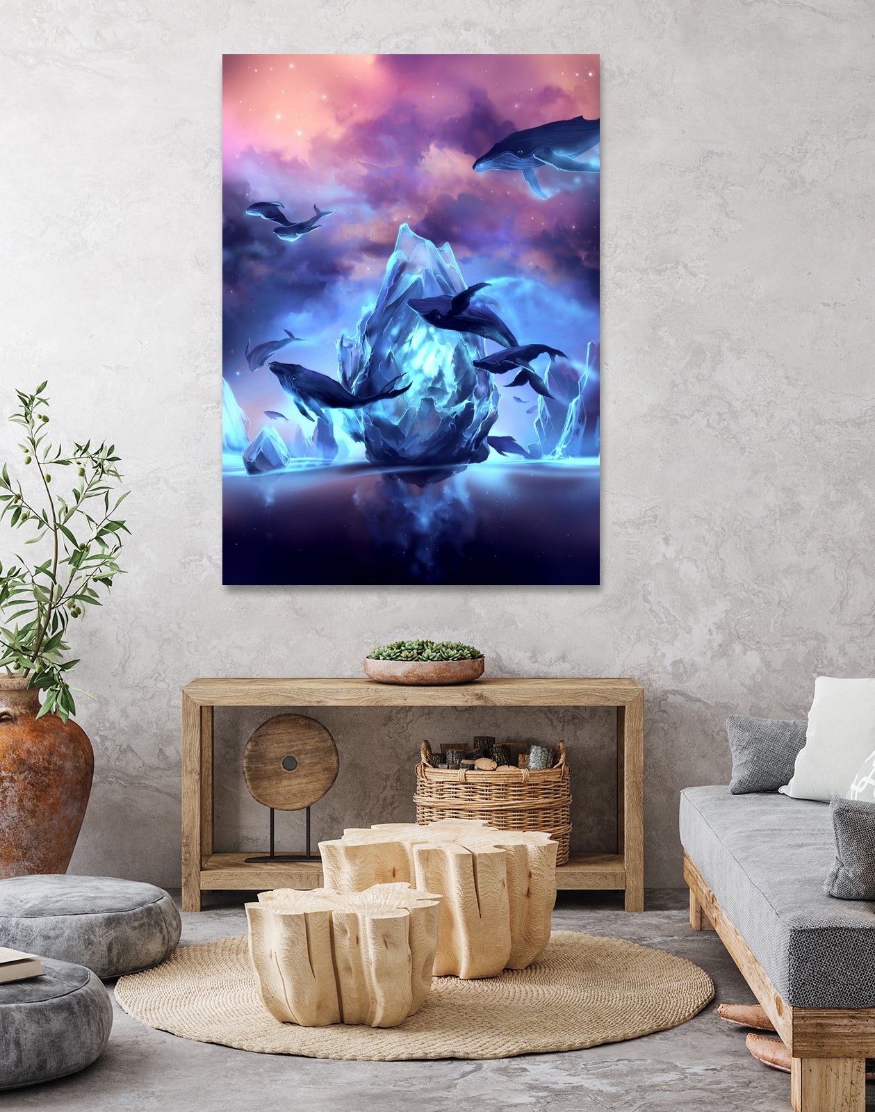 When the moon is closer by Cyril Rolando on GIANT ART - digital painting