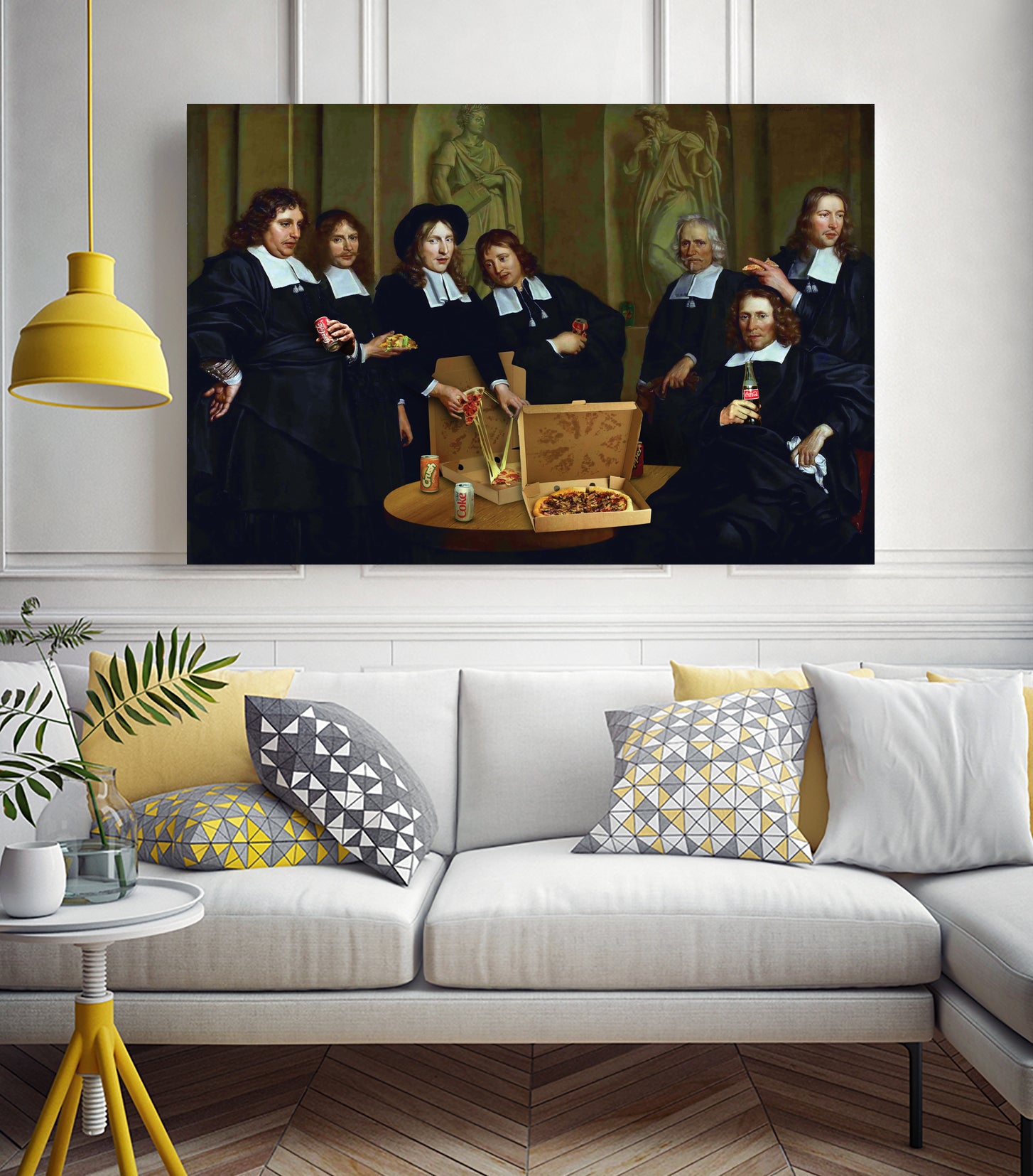 Pizza Time by José Luis Guerrero on GIANT ART - brown digital painting