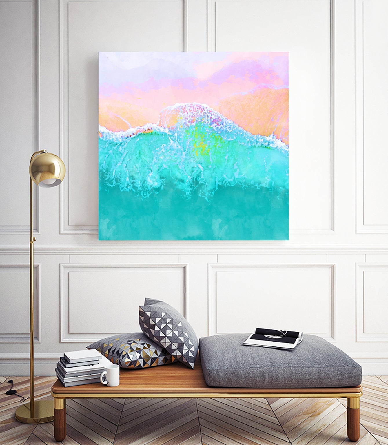The Sea by Uma Gokhale on GIANT ART - blue digital painting