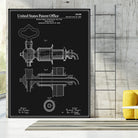 Beer Faucet Patent - Black by Finlay McNevin on GIANT ART - black typography