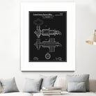 Beer Faucet Patent - Black by Finlay McNevin on GIANT ART - black typography