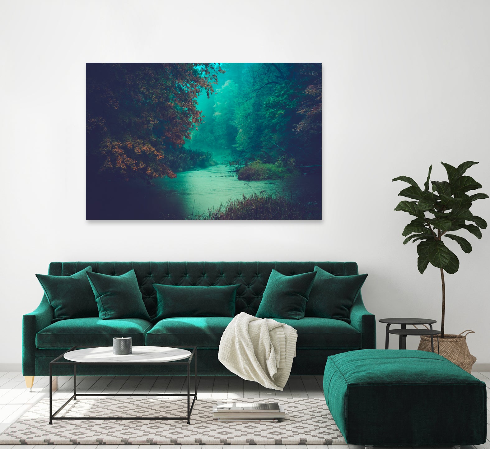 Sanctuary by Kristin Hunt on GIANT ART - blue processing/programming