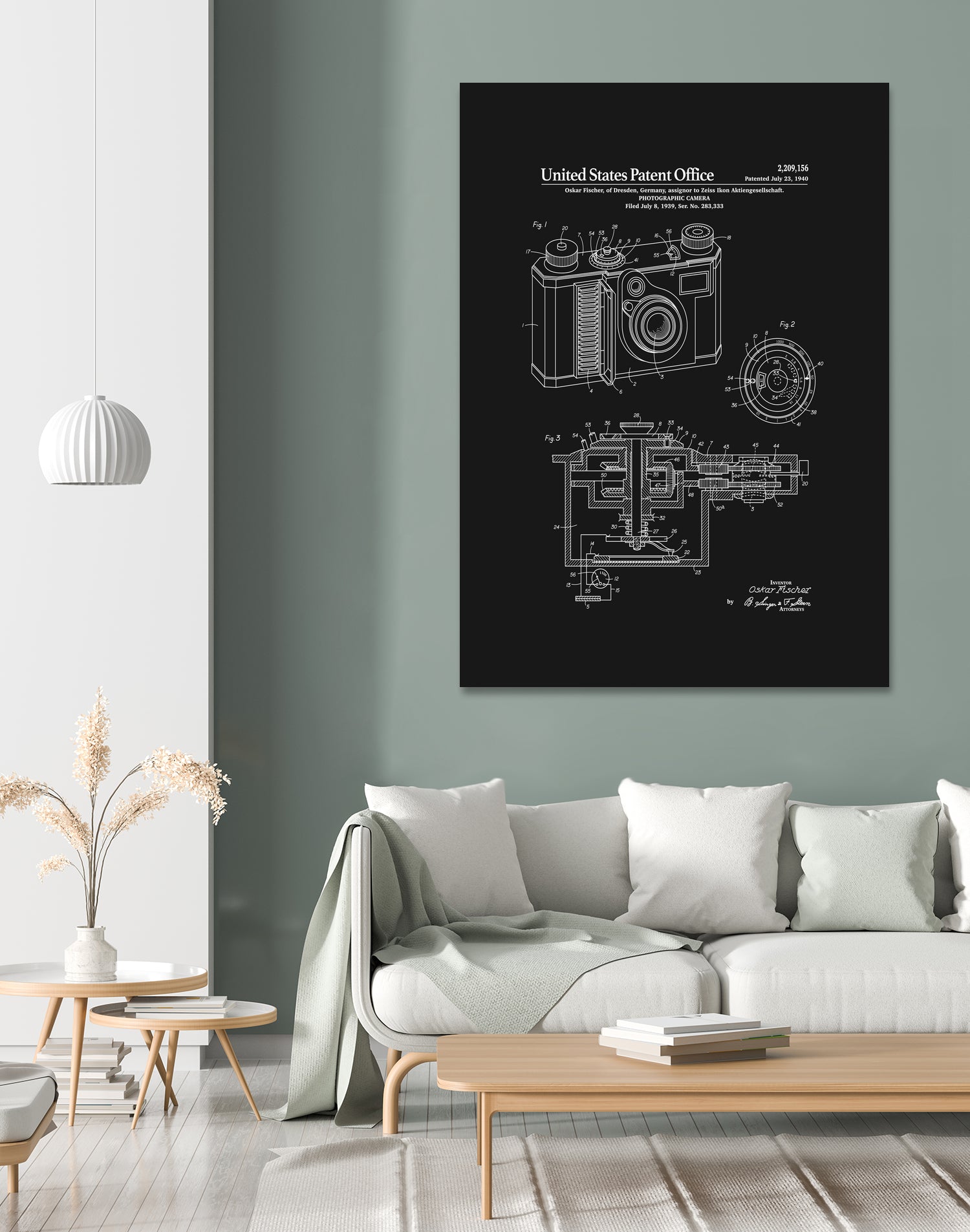 Camera Patent - Black by Finlay McNevin on GIANT ART - black typography