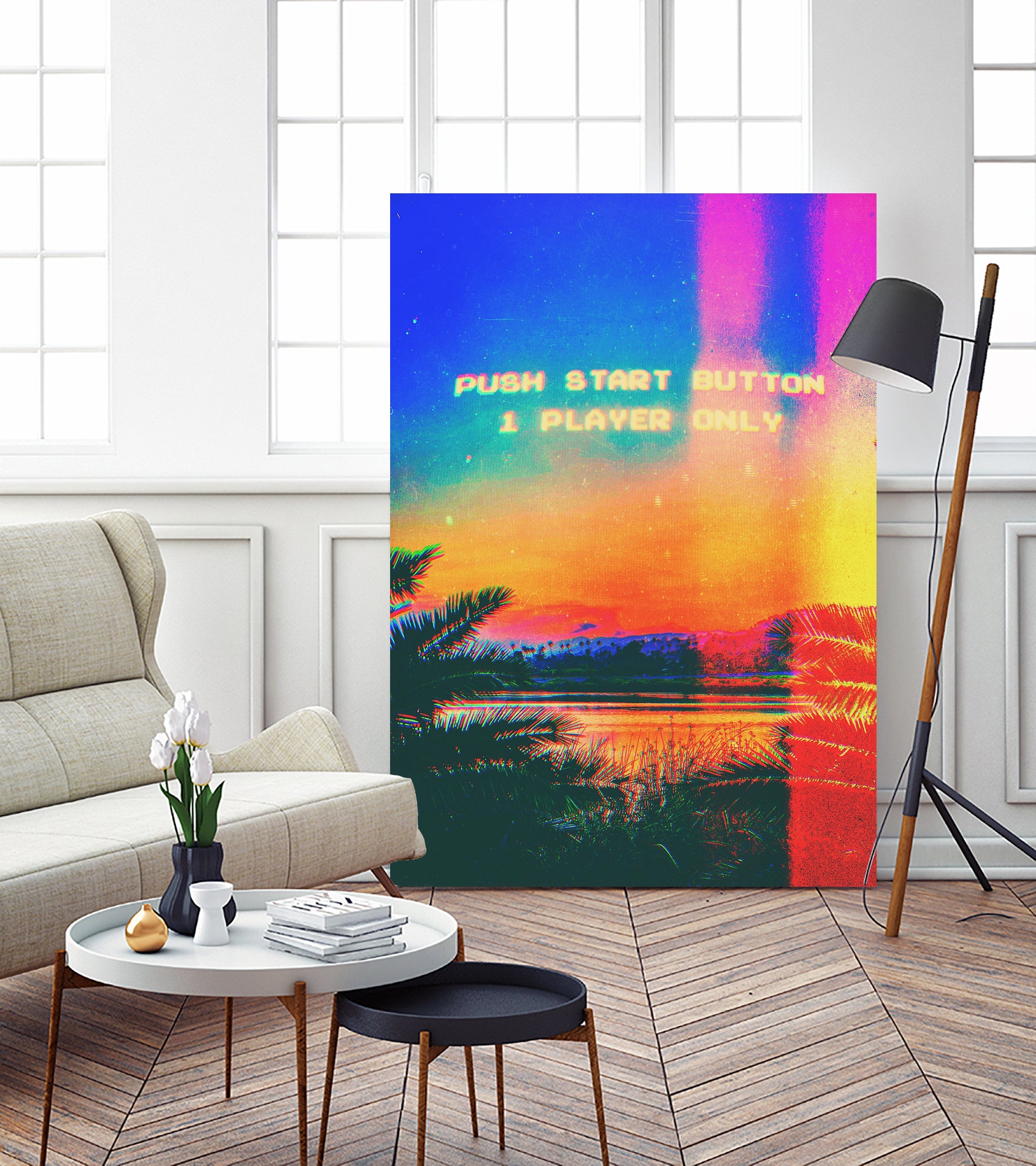 Single Player by Seam Less on GIANT ART - black photo manipulation