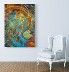 fractal space by Justyna Jaszke on GIANT ART - green digital painting