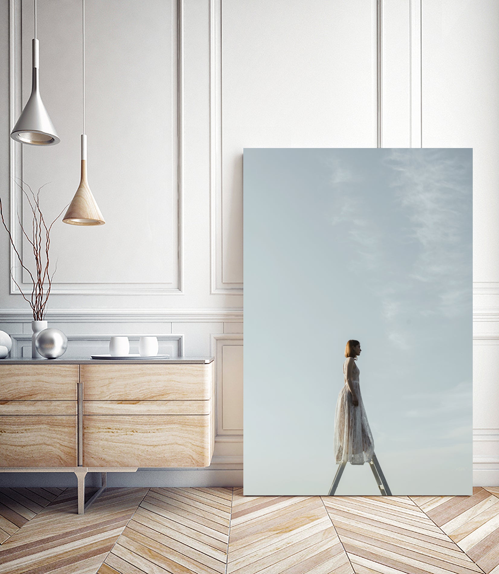 In the clouds by Jovana Rikalo on GIANT ART - pink photo manipulation