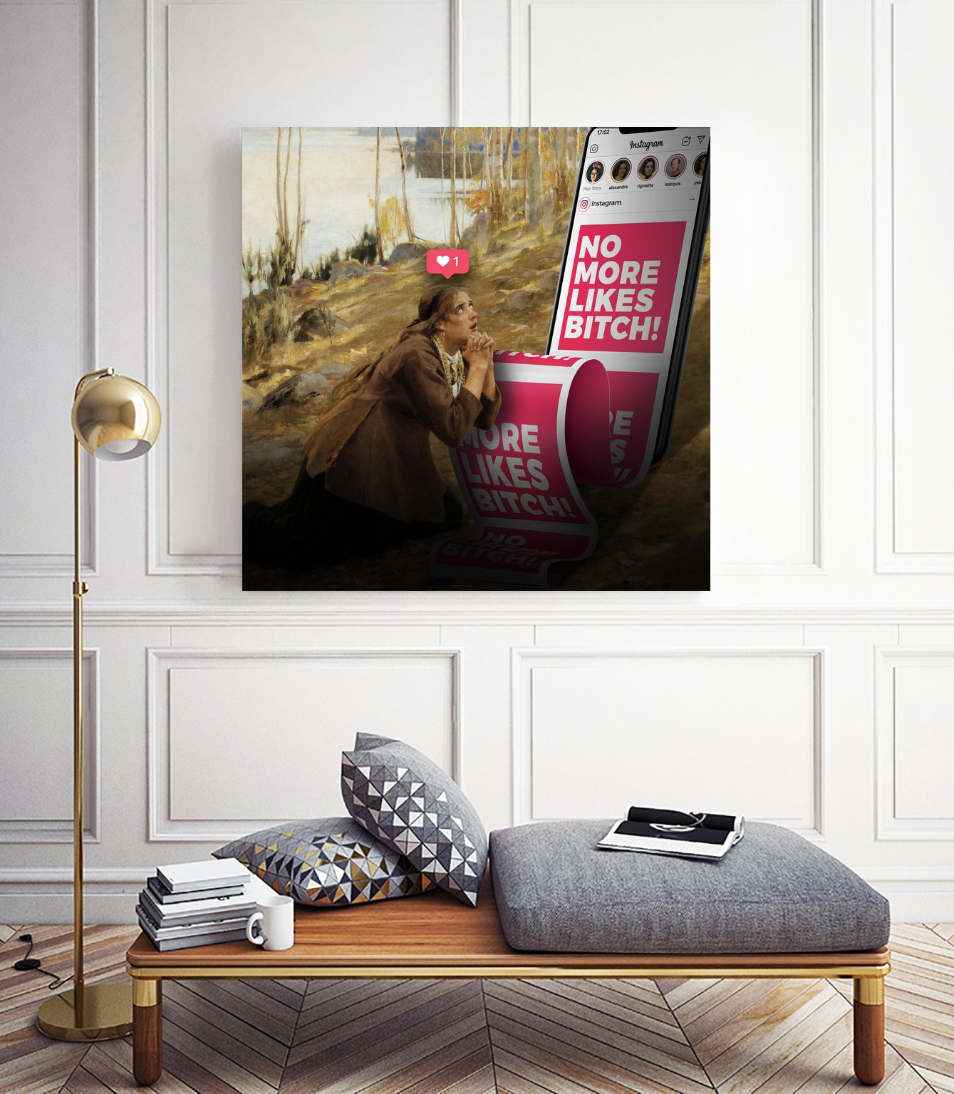 No More Likes by Mehmet Geren on GIANT ART - yellow photo manipulation