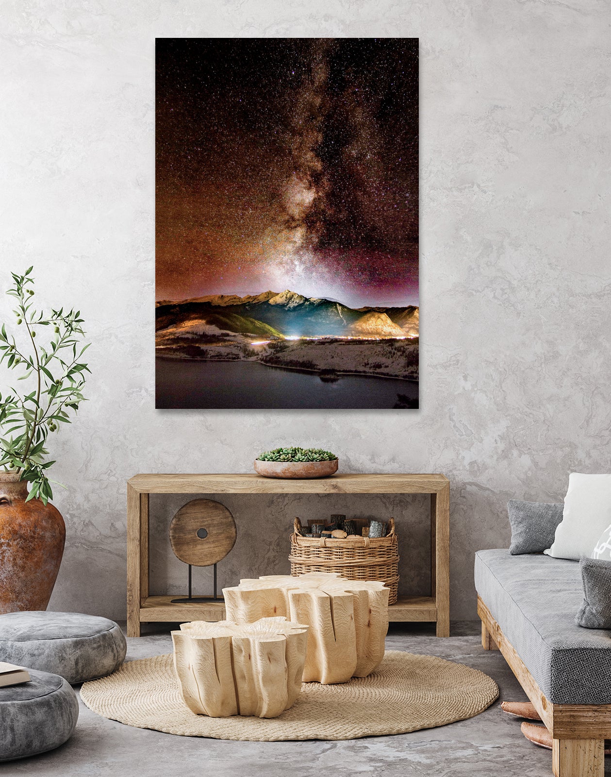 Amazing Shot of the Milky Way Galaxy by RJ Byrd on GIANT ART - fuchsia photo illustration