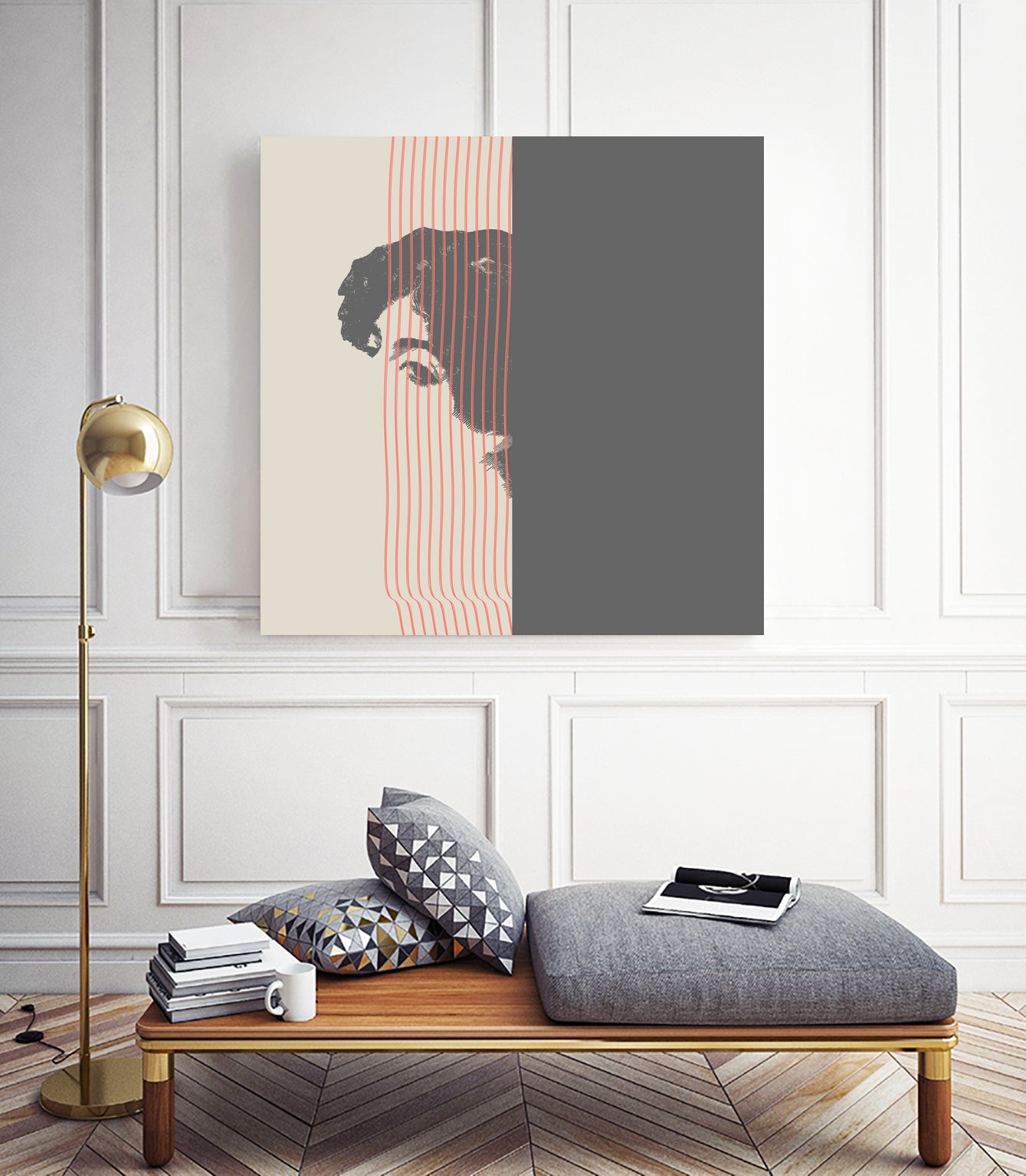 Veil by Aimer Heinz on GIANT ART - gray vector illustration