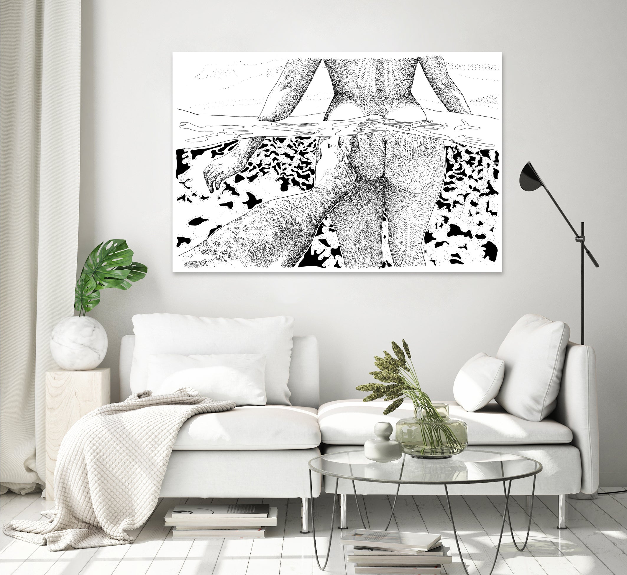 The Swim by Julie Schalit on GIANT ART - black character design