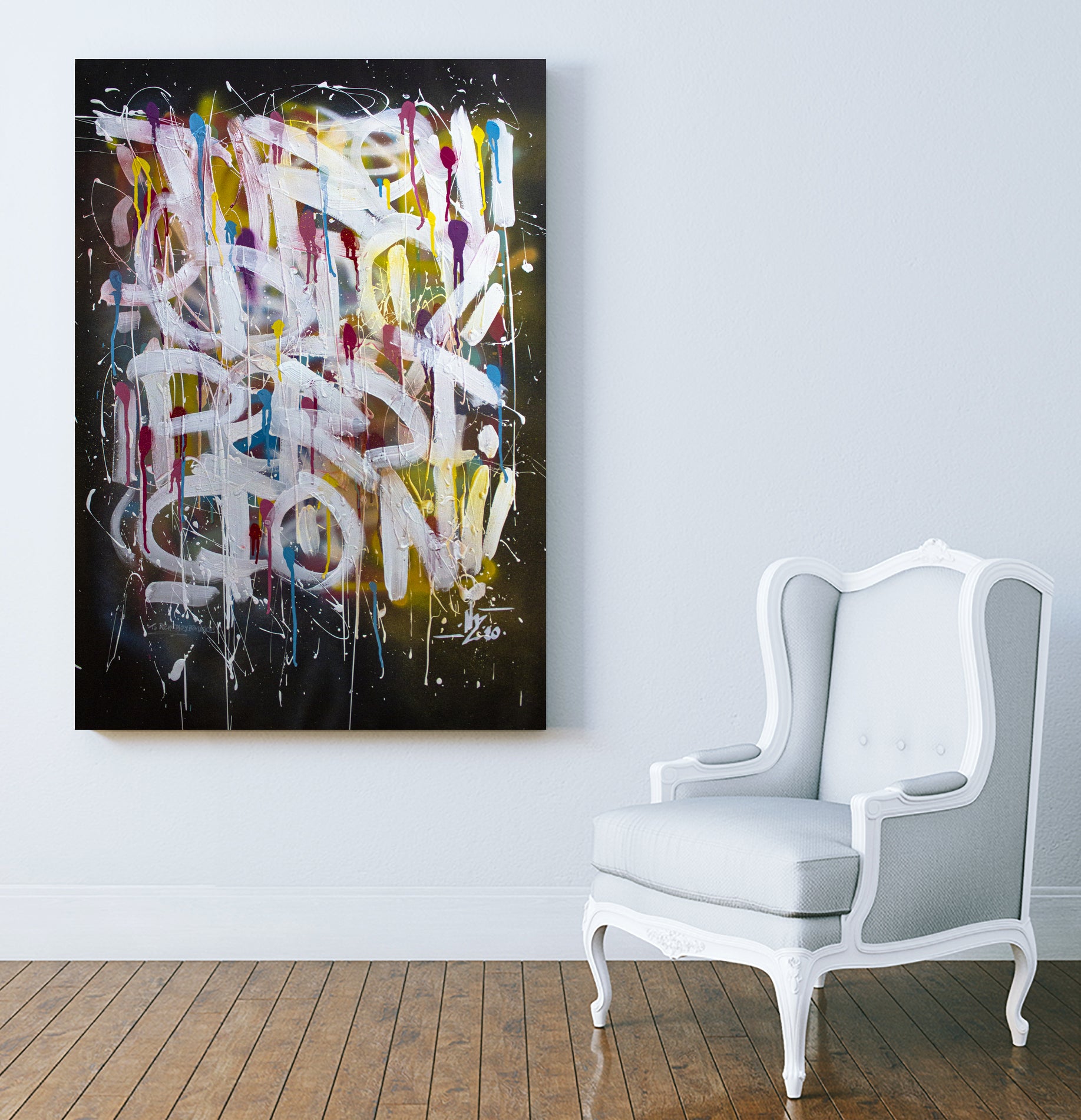 Tu Remedio y Perdición by Nozvvu vvu on GIANT ART - white typography