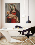 Madonna Face by José Luis Guerrero on GIANT ART - orange photo manipulation