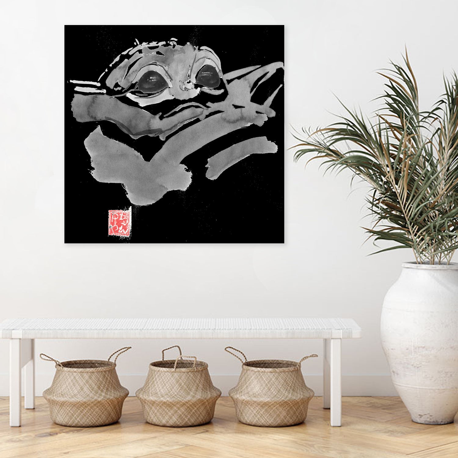 baby yoda by philippe imbert on GIANT ART - black character design