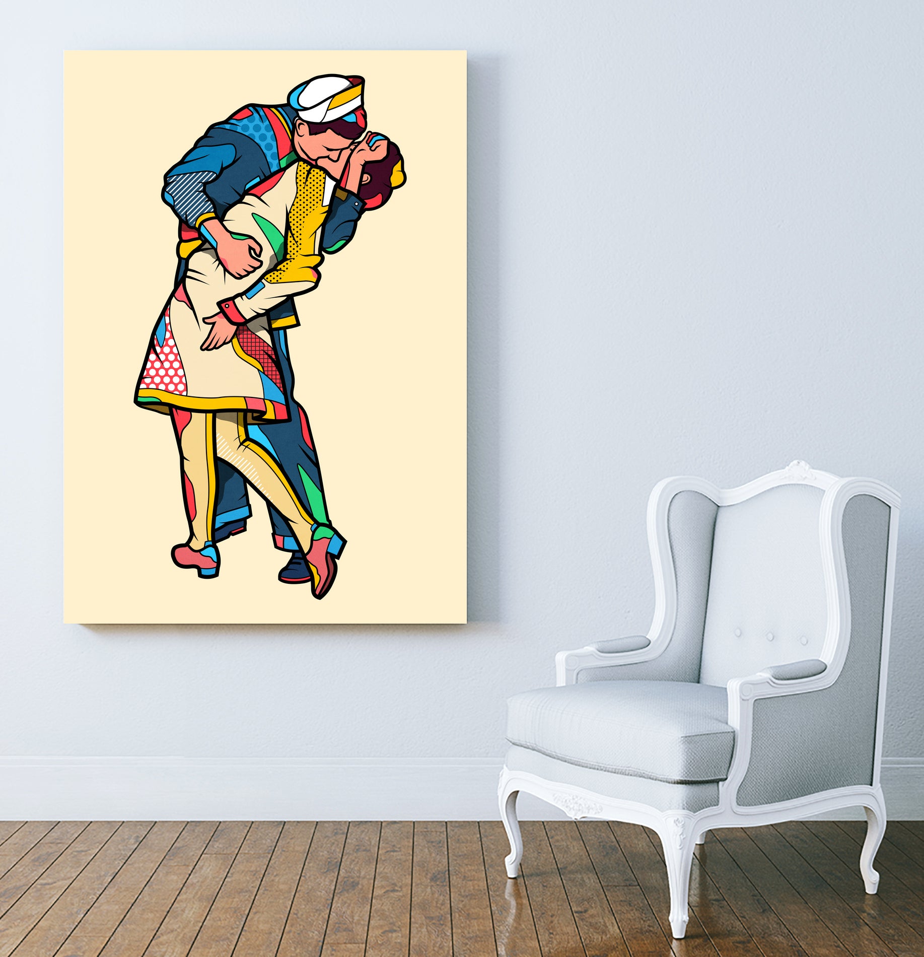 The war is over by Marco Schiavon on GIANT ART - red digital painting