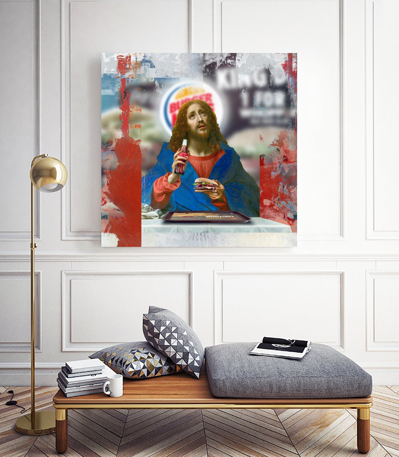 This means my body and this means my blood by José Luis Guerrero on GIANT ART - red photo manipulation