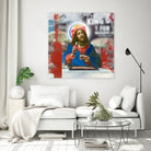 This means my body and this means my blood by José Luis Guerrero on GIANT ART - red photo manipulation