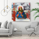 This means my body and this means my blood by José Luis Guerrero on GIANT ART - red photo manipulation