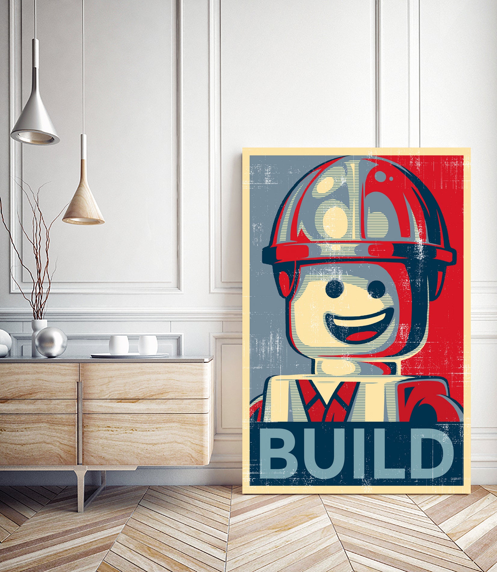 BUILD by Jamie Stone on GIANT ART - blue digital drawing