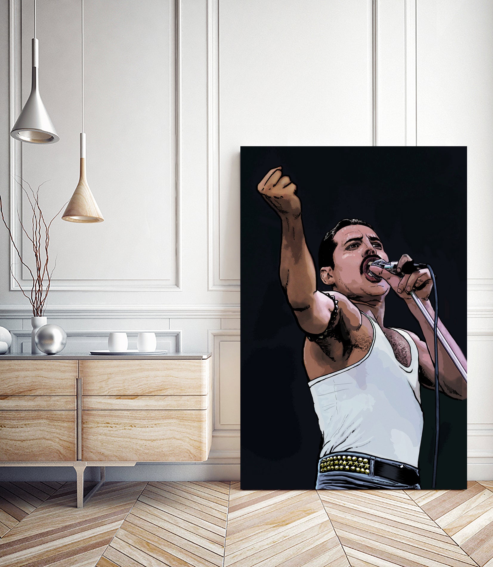 The Queen Of Mercury by Dan Avenell on GIANT ART - black digital painting