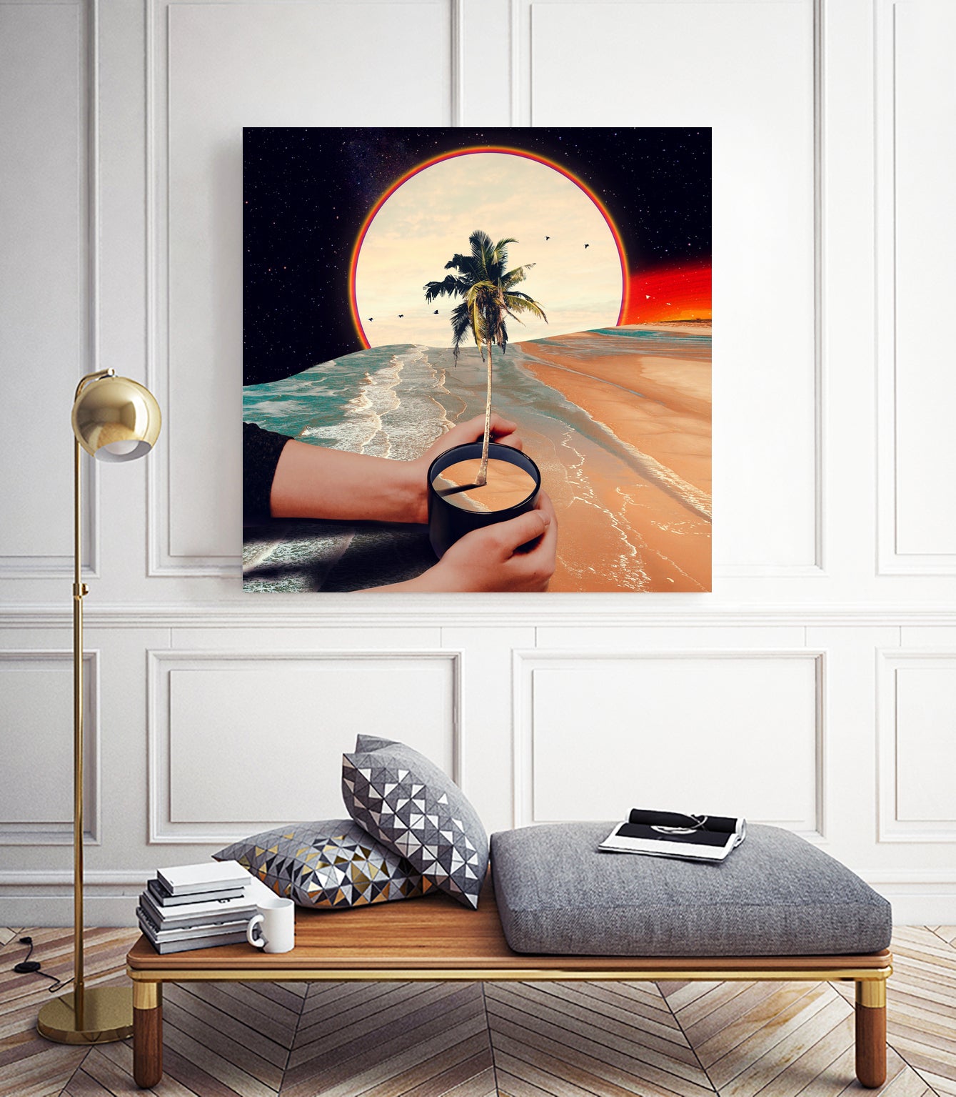 A Cup of Sunshine by Francis Mi Oza on GIANT ART - black photo manipulation