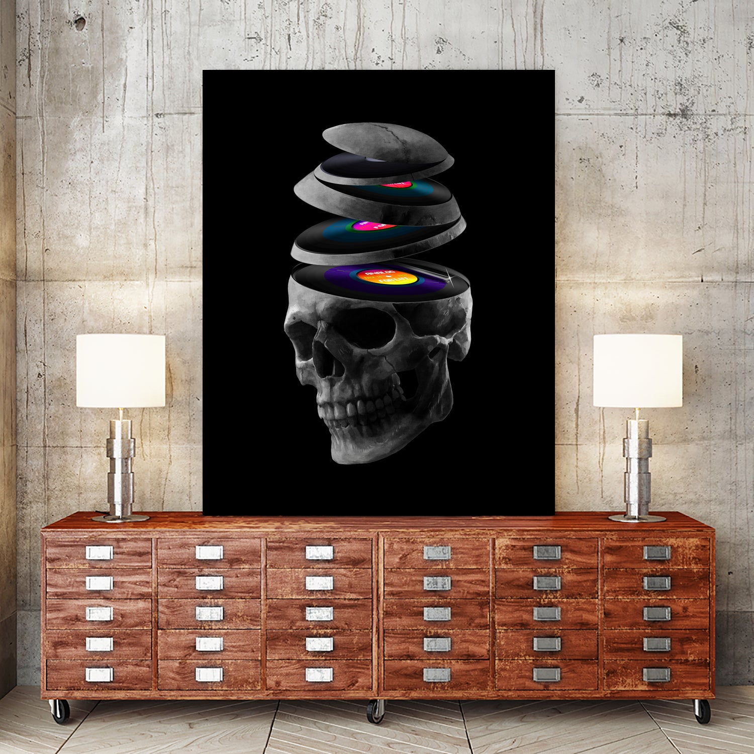 Dead Records by Francis Mi Oza on GIANT ART - black photo manipulation