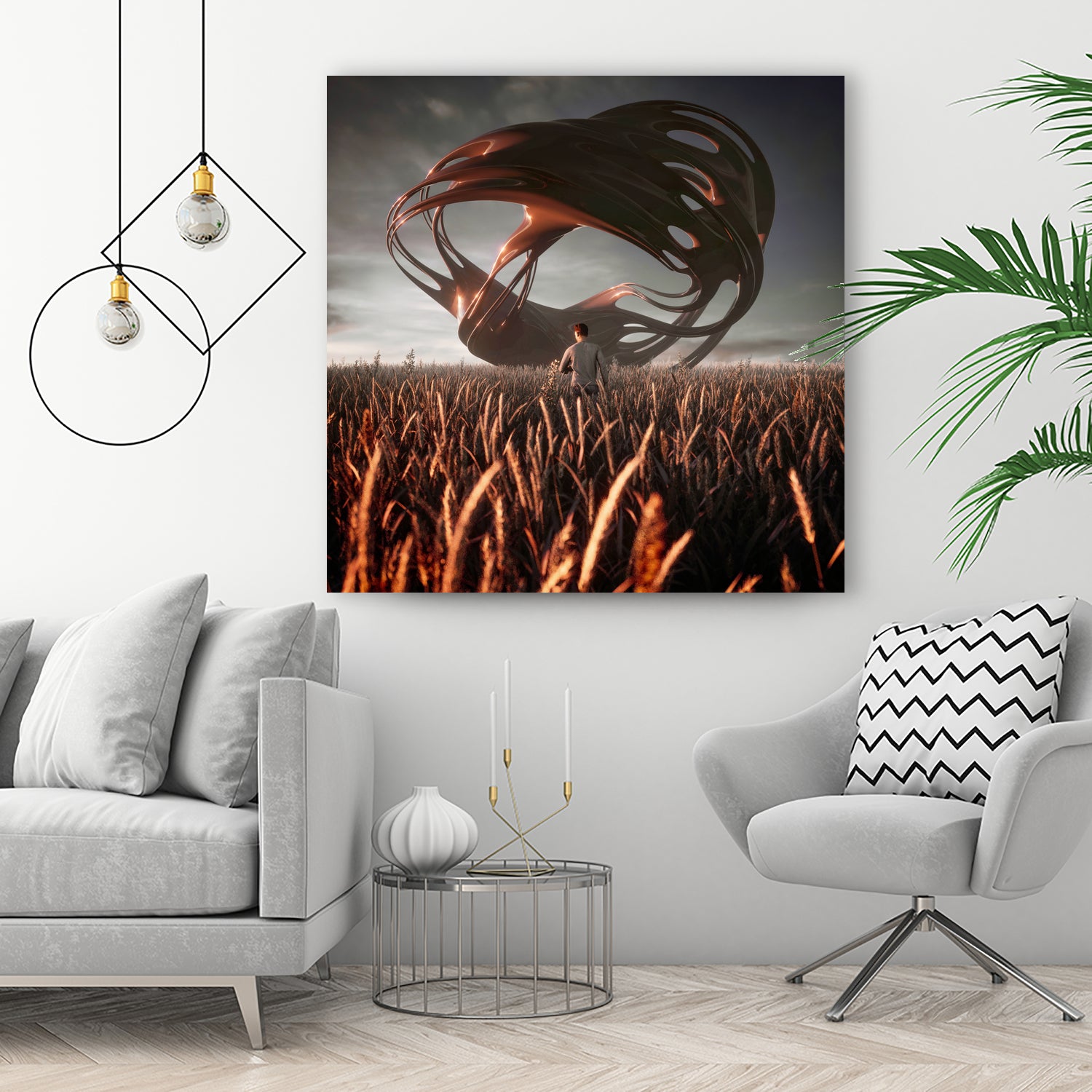 FieldsVoice by Evgenij Soloviev on GIANT ART - brown 3d art