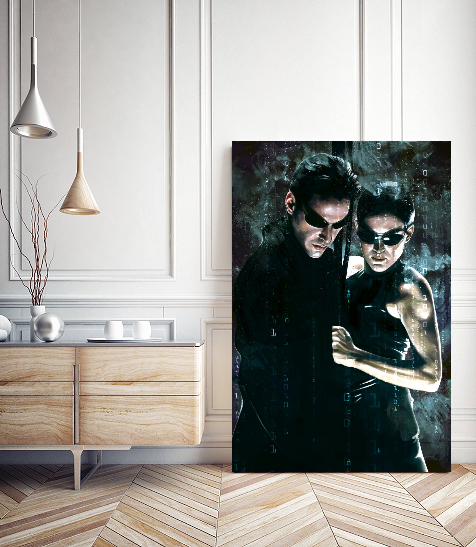 The Matrix by Dmitry Belov on GIANT ART - black digital painting