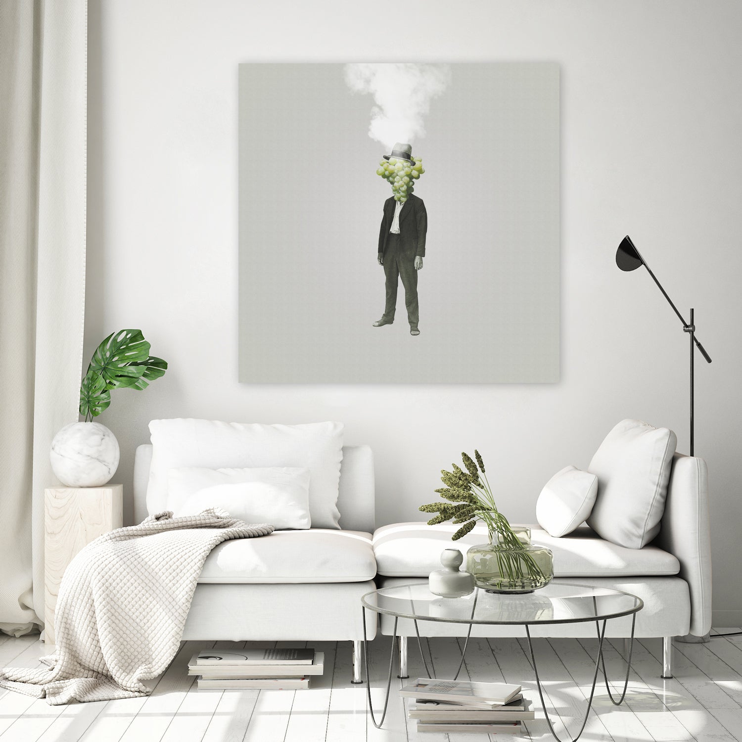 Grape Mugshot by Isa Valimaki on GIANT ART - green photo manipulation