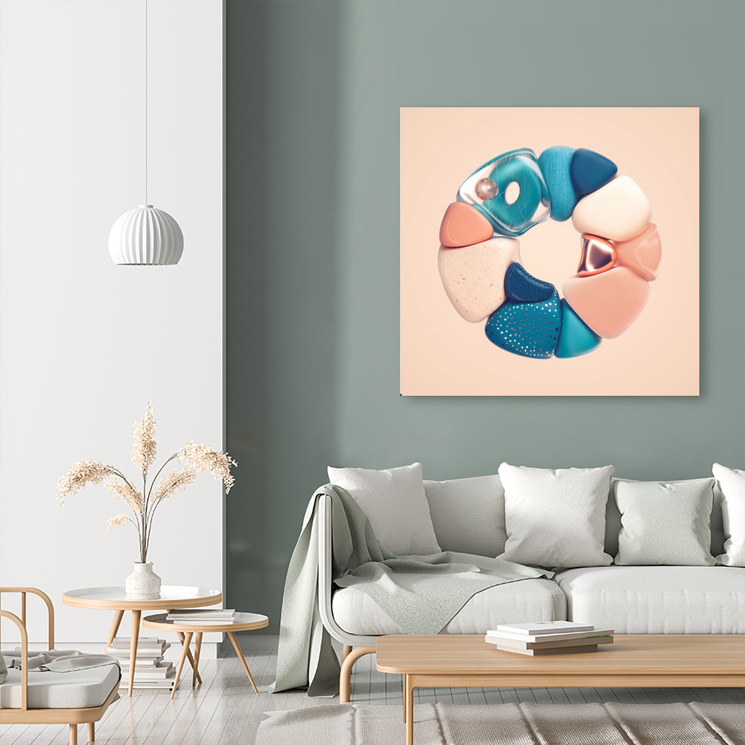 N°345 by Roman Bratschi on GIANT ART - orange 3d art