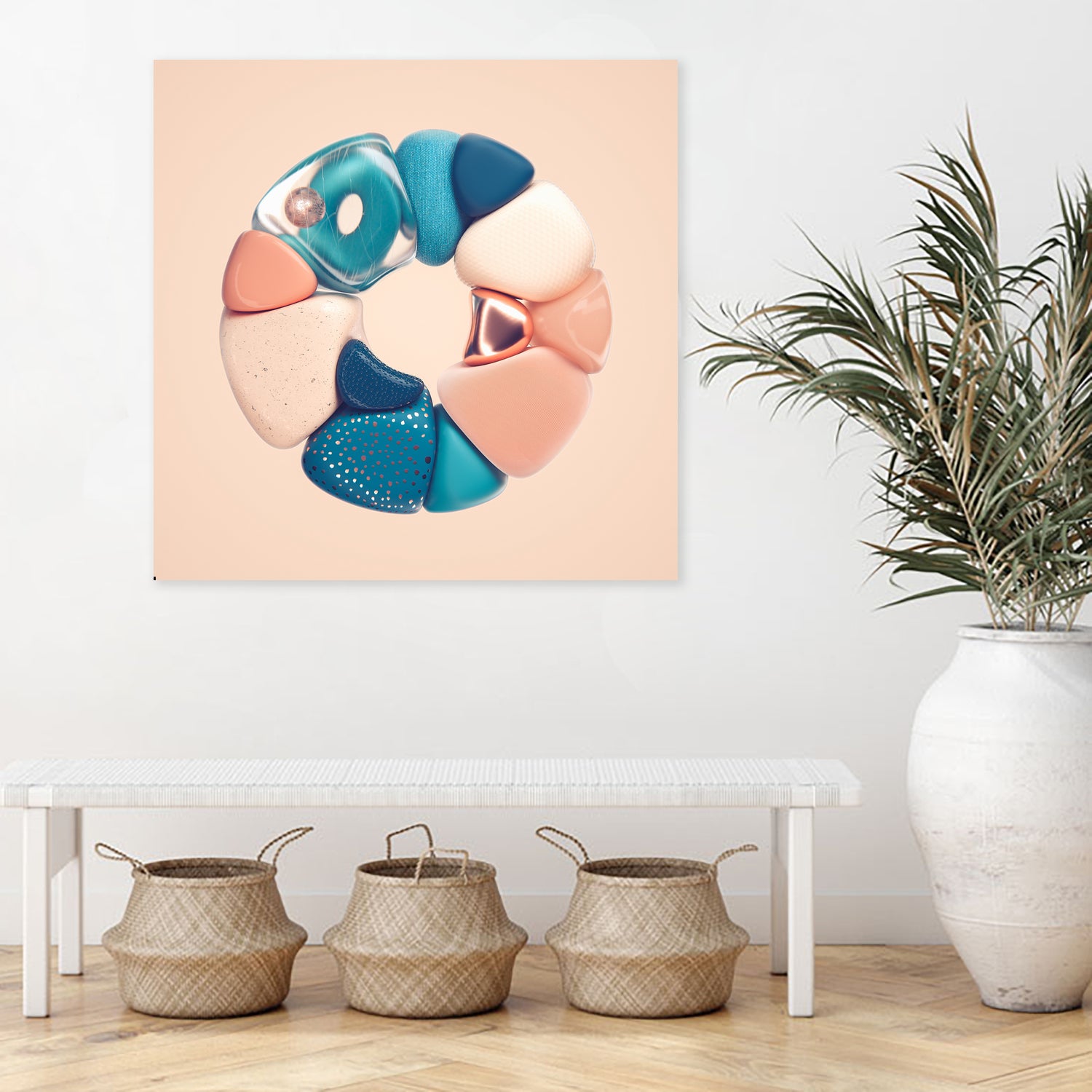 N°345 by Roman Bratschi on GIANT ART - orange 3d art