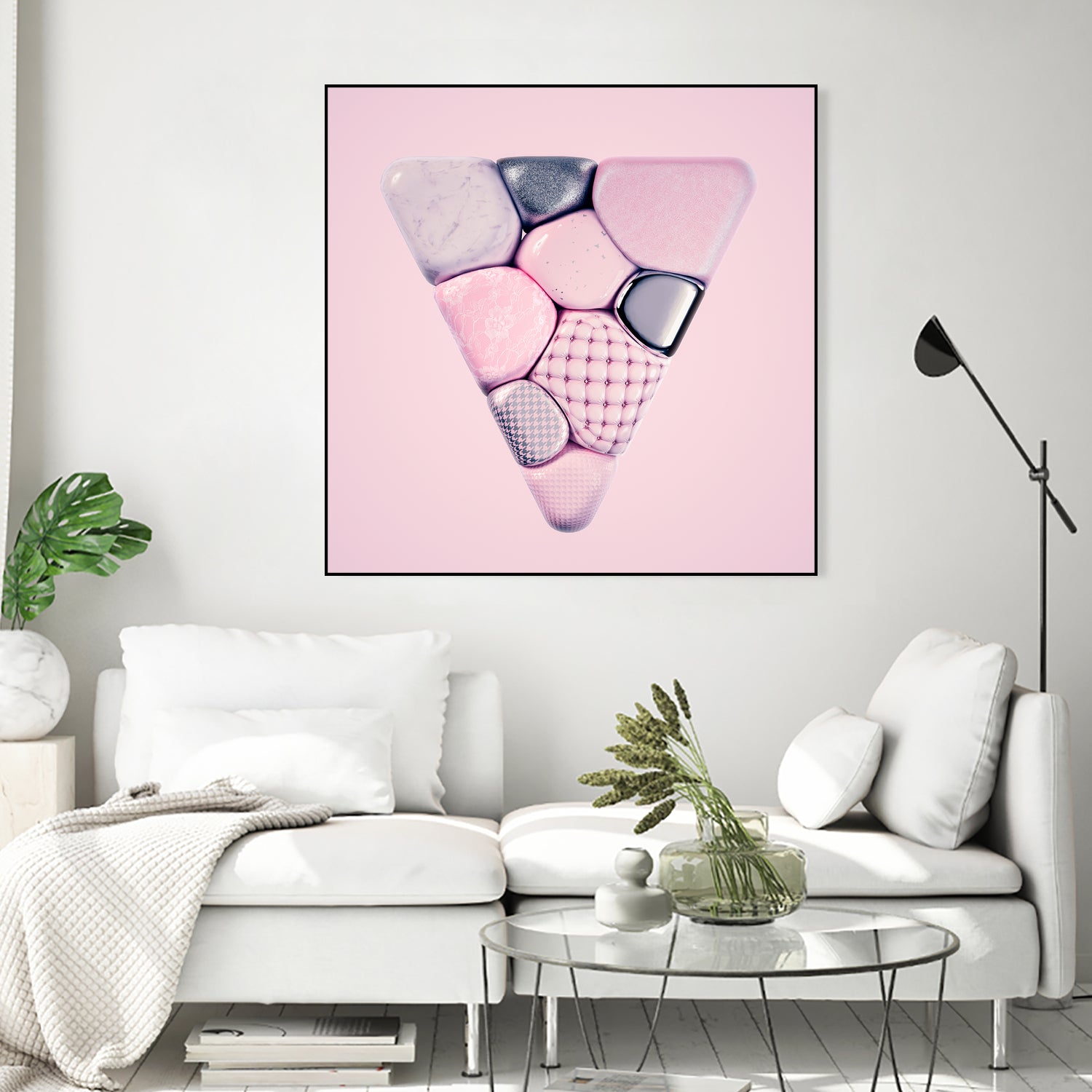 N°344 by Roman Bratschi on GIANT ART - pink 3d art