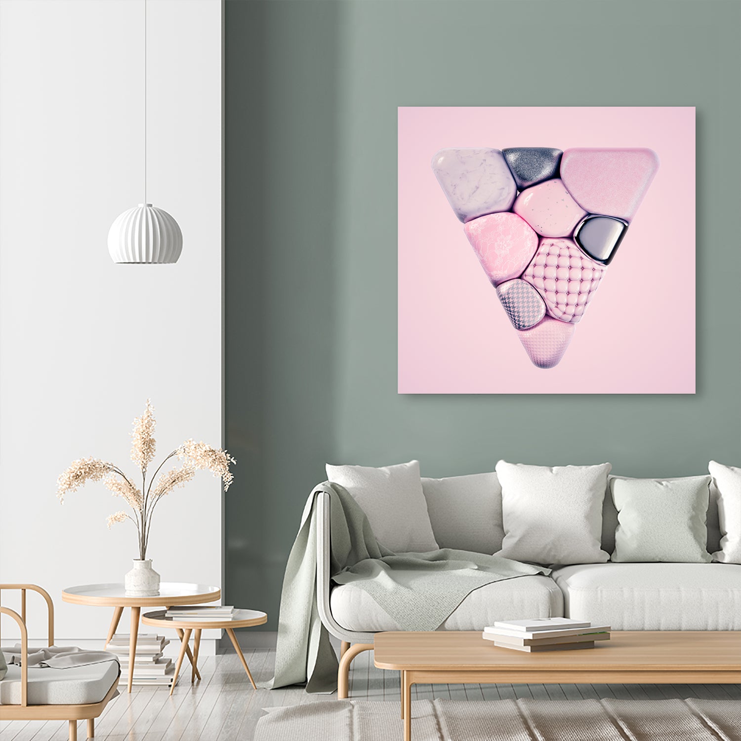 N°344 by Roman Bratschi on GIANT ART - pink 3d art