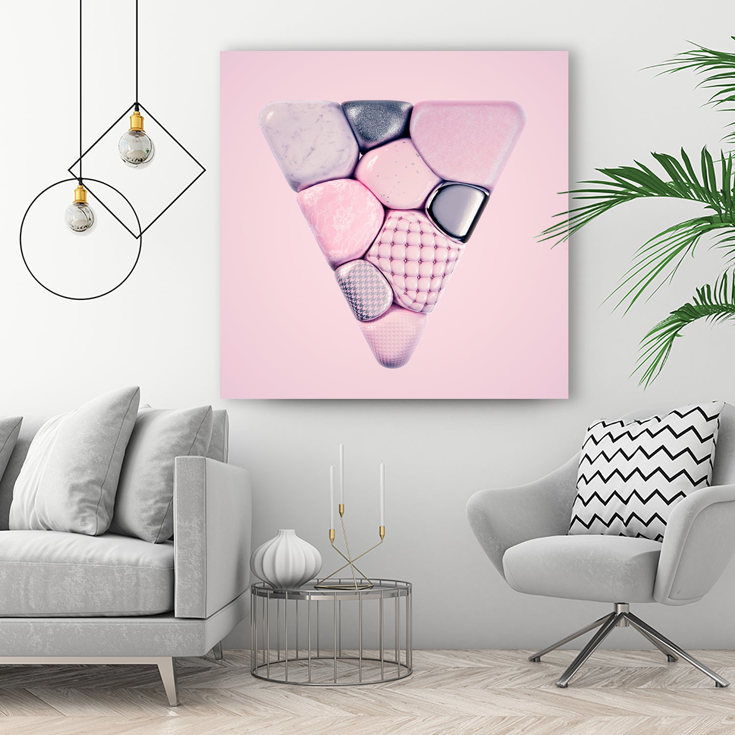 N°344 by Roman Bratschi on GIANT ART - pink 3d art