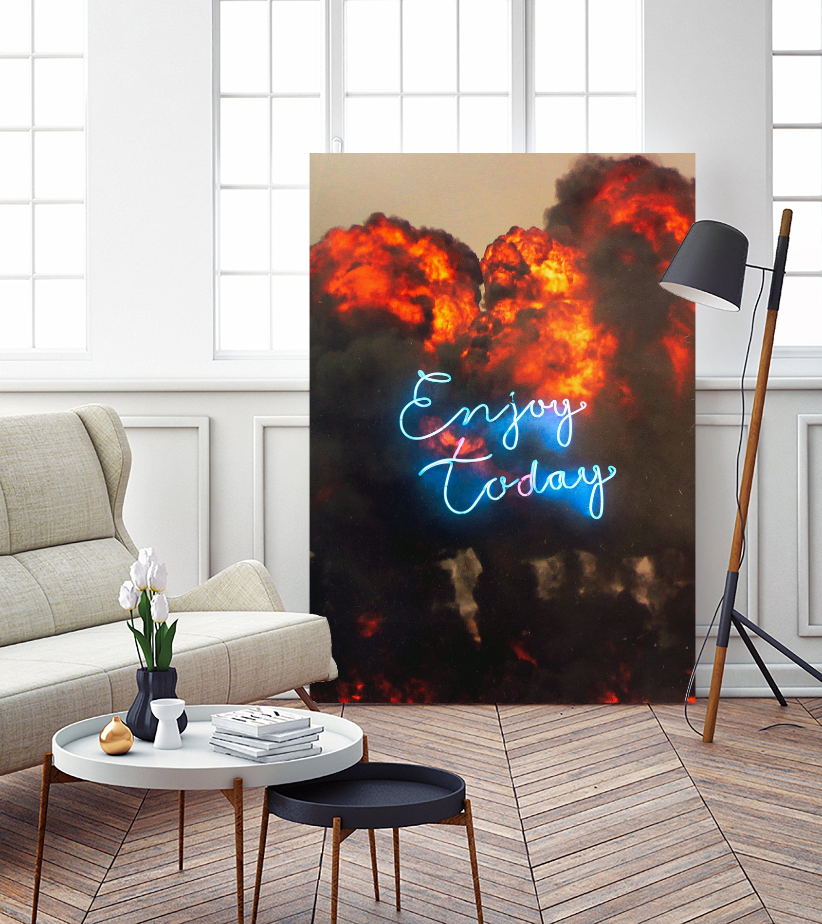 Enjoy by Seam Less on GIANT ART - black photo manipulation