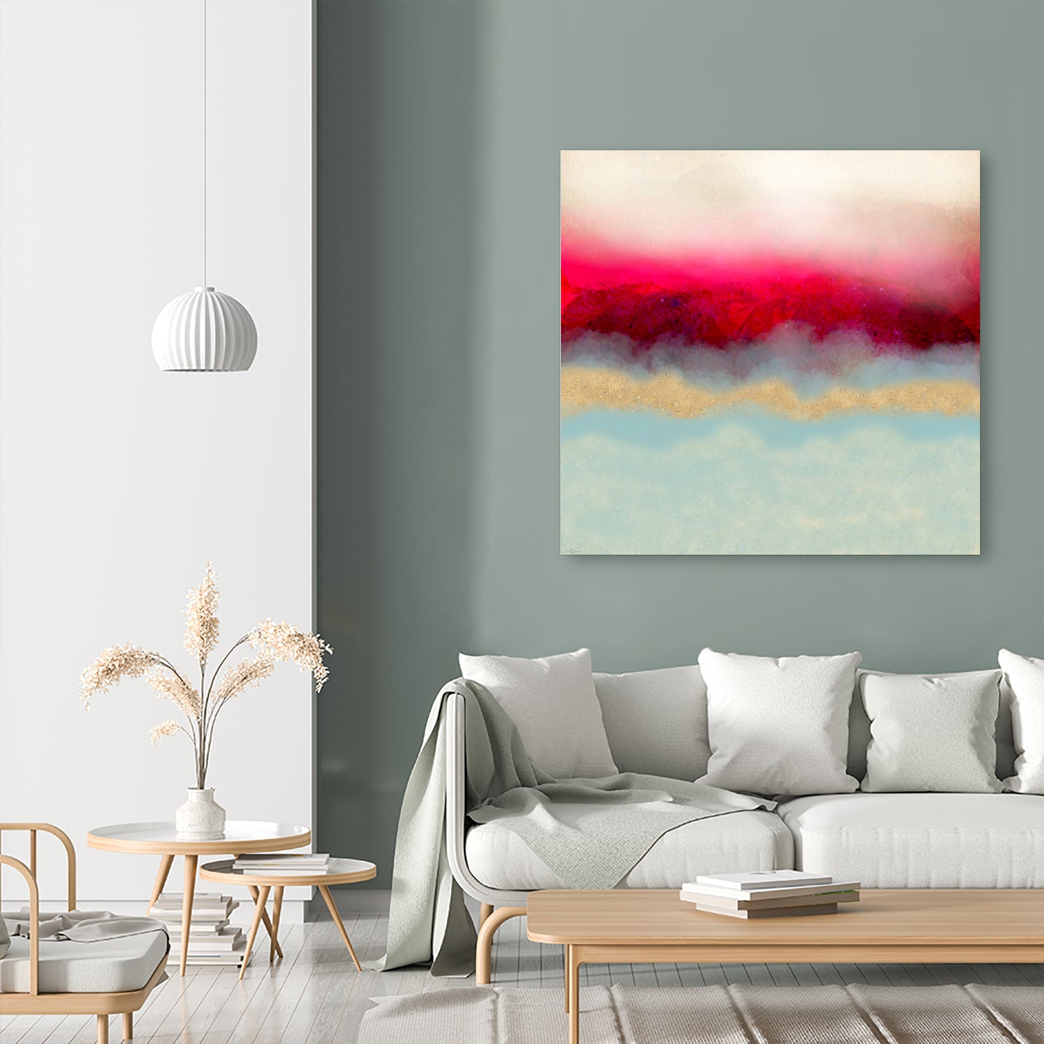 Gold Path by Maja Sipilovic on GIANT ART - blue digital painting