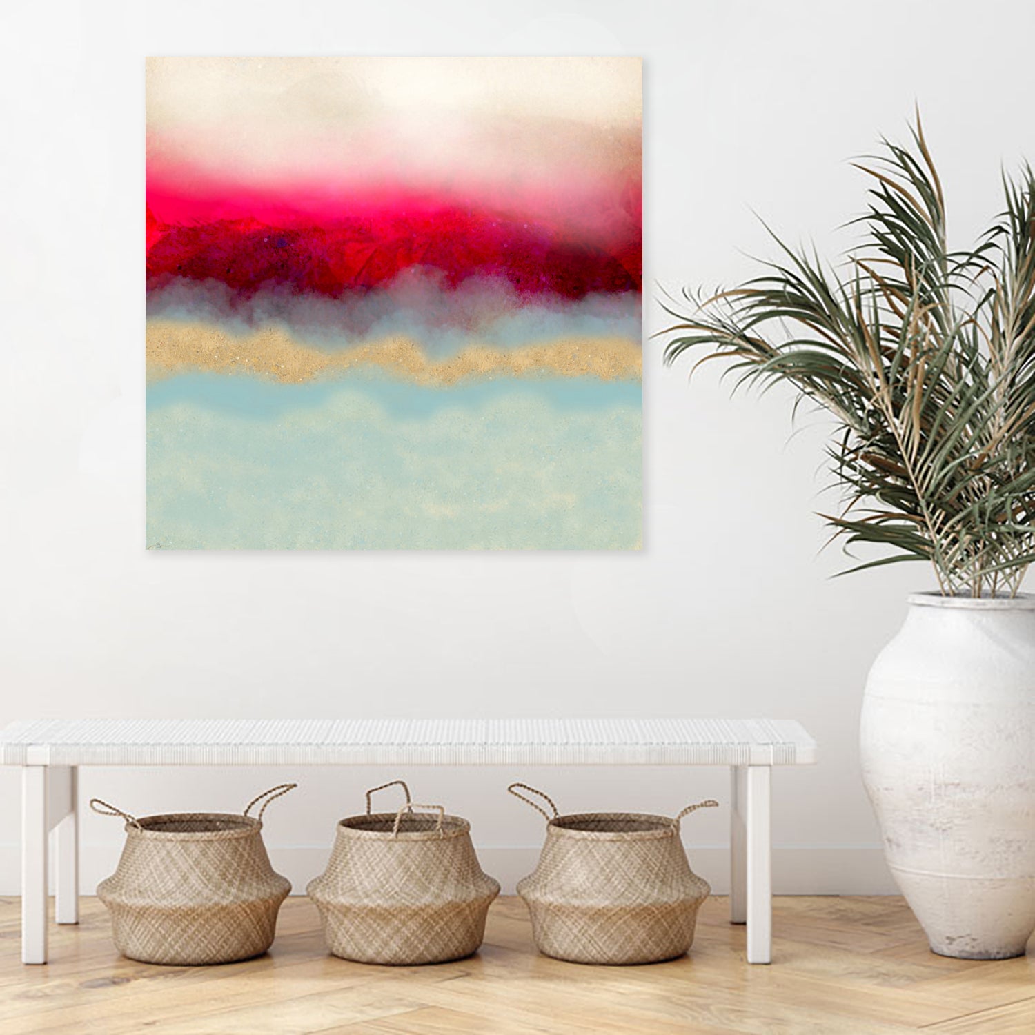 Gold Path by Maja Sipilovic on GIANT ART - blue digital painting