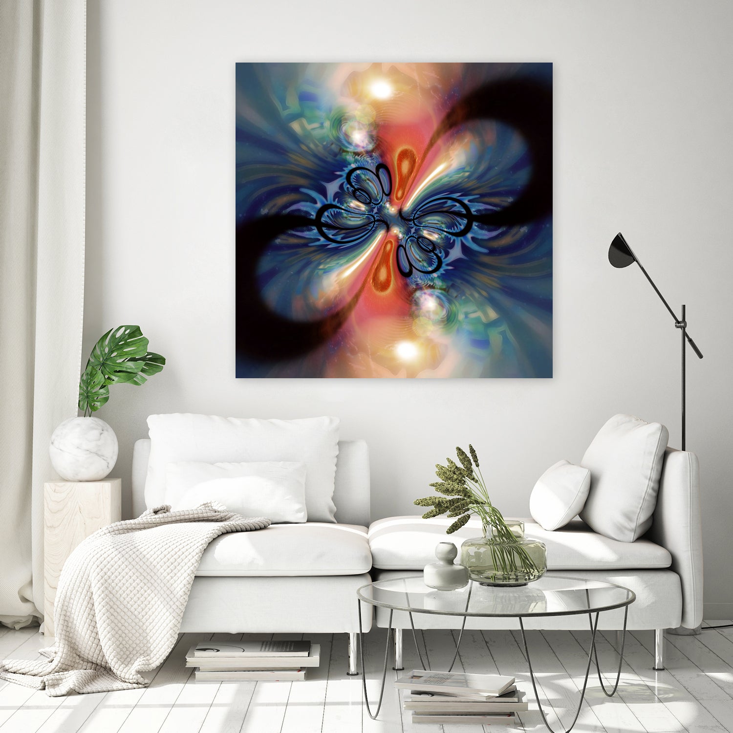 Infinity Machine 231 by Sean Mullin on GIANT ART - blue digital painting