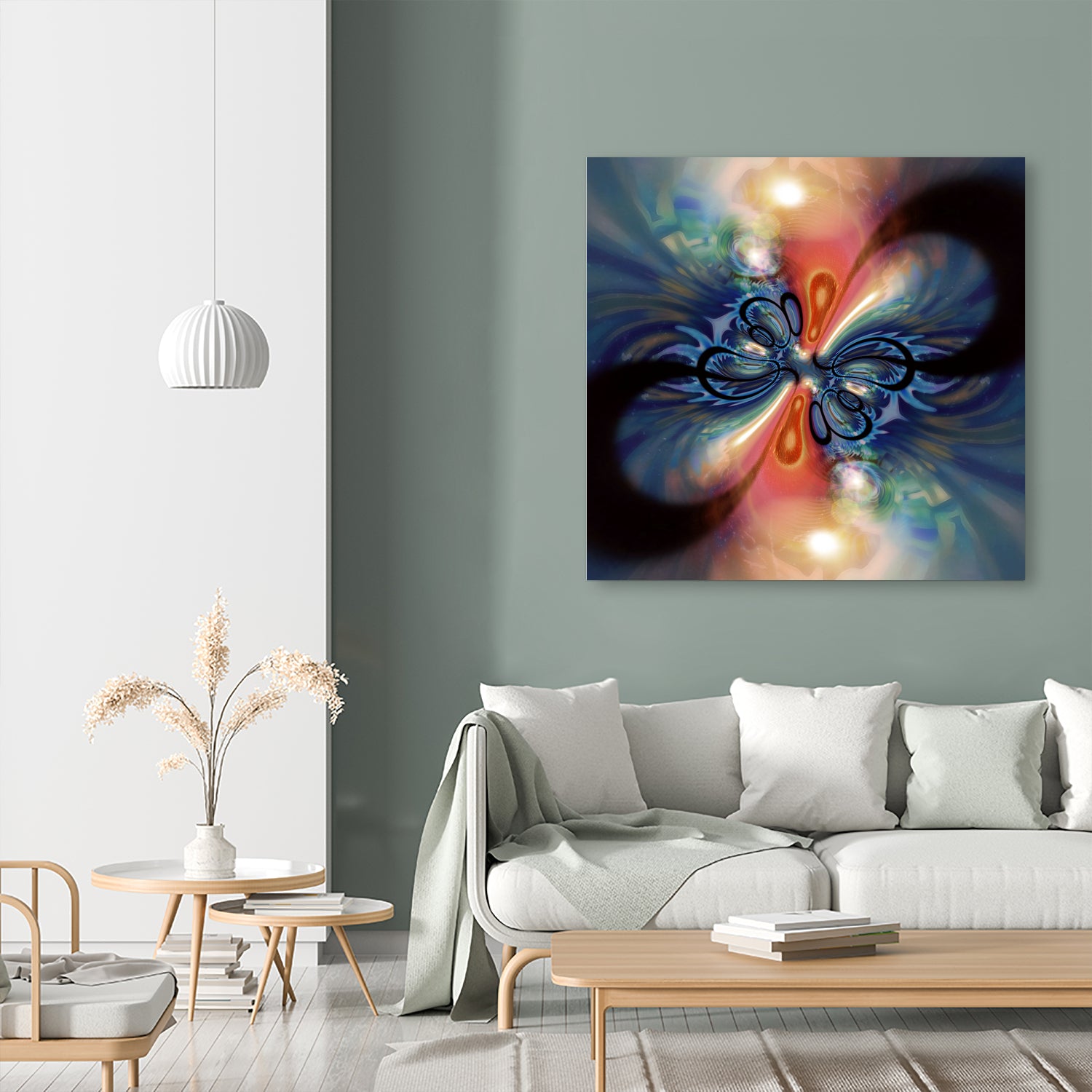 Infinity Machine 231 by Sean Mullin on GIANT ART - blue digital painting